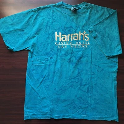 Camiseta De Colección New Orleans Harrah's Casino Hotel XL Grande TEE Años 90 Foto 1 de 3
