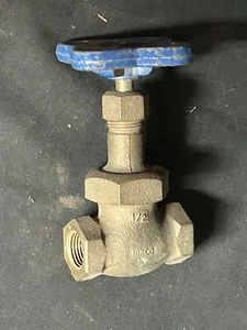 Nibco T-256-AP Globe Valve Manual 200 Bronze Threaded 1/2" Npt - Picture 1 of 3