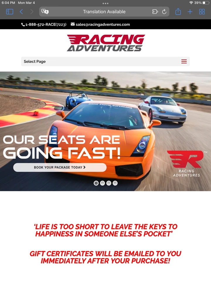 Certificado Git Racing Adventures  Foto 1 de 2