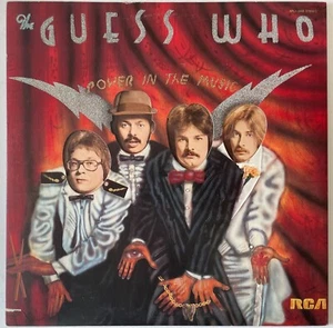 The Guess Who Power In The Music 1975 Vinyl LP ORIGINAL Lyric Inner Canada - Picture 1 of 6