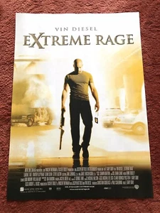 Extreme Rage Kinoplakat Poster A1, Vin Diesel, Timothy Olyphant - Imagen 1 de 1