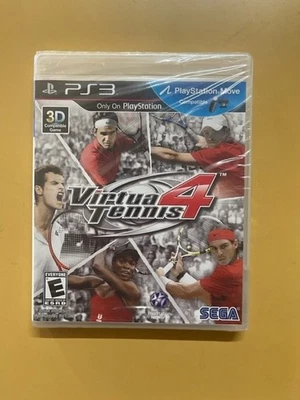 BRAND NEW Virtual Tennis 4 Sony PlayStation 3 PS3 Video Game, SKU 1942 - Image 1 of 2
