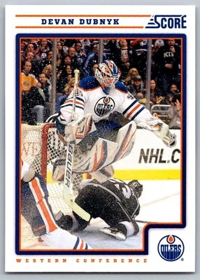 2012-13 Score Gold Rush Devan Dubnyk Edmonton Oilers #199 - Image 1 of 2