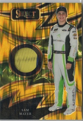 2025 Panini Select #S-SMR Sam Mayer Sparks Gold Flash Prizms #/10 - Image 1 of 2