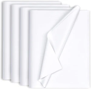130 Sheets 20"X14" White Tissue Paper for Gift Bags Christmas Weddings Birthday  - Picture 1 of 12