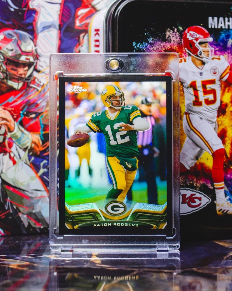 2013 Topps Chrome #150 Aaron Rodgers Black Refractor /299 - Image 1 of 2