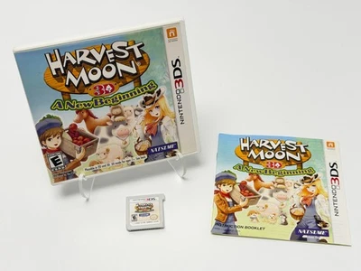 Harvest Moon 3D: A New Beginning (Nintendo 3DS) Complete & Tested - Image 1 of 4