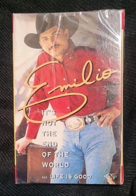 EMILIO It's Not The End of The World CASSETTE SINGLE 1995 Capitol SEALED!! Foto 1 de 3