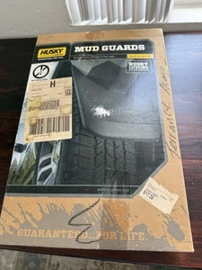 Husky Liners Rear FormFit Black All-Weather Plastic Mud Guards for 15-20 F-150 - Picture 1 of 7