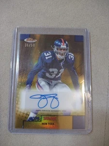 2024 Finest Jason Sehorn Flashback Auto /50 Gold Refractor NY Giants MINT! SP ๐ฅ - Picture 1 of 12