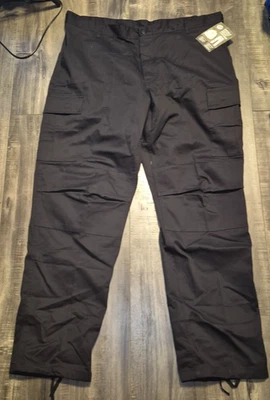 Rothco Mens BDU Battle Dress Uniform Tactical Pants XL Black NEW NWT 42x33 - Image 1 of 4