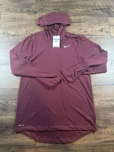 Nike Herren Dri-Fit Langarm-T-Shirt mit Kapuze Medium CJ1696-669 neu mit Etikett - Bild 1 von 4