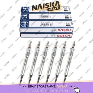 OEM 6x Bosch Diesel Glow Plugs For Audi Q7 Porsche Cayenne VW Touareg 3.0 V6 - Picture 1 of 6
