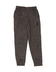 REEBOK Boys Tracksuit Trousers Joggers 7-8 Years Medium Grey Polyester YR11 - Picture 1 of 3