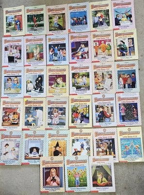 Lot 33 Vtg BABY-SITTERS LITTLE SISTER books Ann Martin Babysitters Super Special - Image 1 of 4