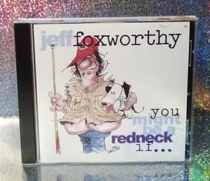 (2-610) "JEFF FOXWORTHY: YOU MIGHT BE A REDNECK IF . . . " CD / PRE-HEARD / 1993 - Picture 1 of 9