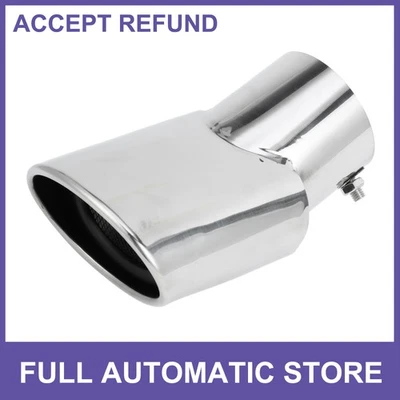 1 peça ponta de escape inclinada curva 2,9" para Land Rover Range Rover 02-10 - Imagem 1 de 4