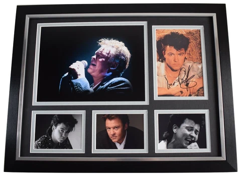 Paul Young Signed Autograph framed 16x12 photo display 80's Music AFTAL COA Cover