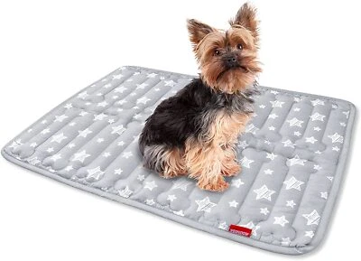 Soft Dog Crate Mat Anti-Slip Dog Bed Mat Machine Washable Kennel Pad 24"X18" - Image 1 of 4