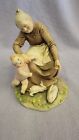 GIUSEPPE CAPPE CAPODIMONTE- OLD WOMAN AND CHILD- SIGNED G. CALLE WORKS OF ART