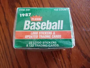 Juego de tarjetas de béisbol 1987 Fleer Update sellado de fábrica 132 tarjetas Maddux Rookie - Imagen 1 de 1
