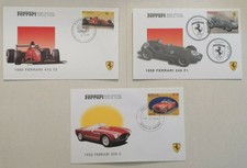 Lotto di 3 buste ufficiali commemorative modelli Ferrari