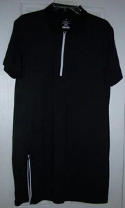 Damen 2XL Hiverlay Golf oder Tennis Kleid schwarz sportlich Stretch Reißverschluss kurz Slv - Bild 1 von 7