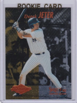 DEREK Jeter RC Select Certified ROOKIE Card YANKEES BASEBALL #2 New York SS - Image 1 of 2