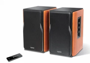 Edifier R1380T BROWN Active Speaker Dual RCA inputs, Remote Control, Build-in Cl - Picture 1 of 1