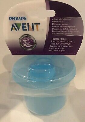 Philips Avent Milk Powder Dispenser Holds 3 Pre-Measured Doses Snack Cup Blue • 8.95$
