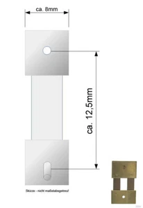 Pendelfeder für Hermle Großuhr 241/261 Stiftabstand 12,5mm - Bild 1 von 1