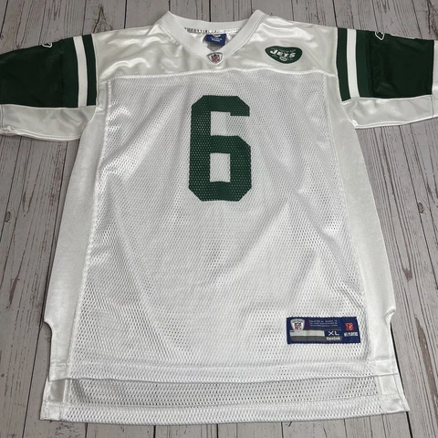 Authentic NFL Reebok Equipment New York Jets Mark Sanchez #6 Jersey Youth XL Cover