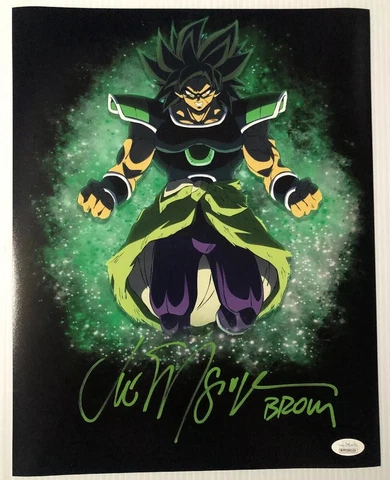 Vic Mignogna Signed Autographed 11x14 Photo Dragon Ball Z Super Broly JSA COA 8 Cover