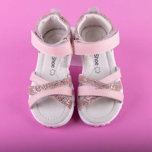 Girls Kids Leather Pink Sandals US 12 Size - Picture 1 of 12