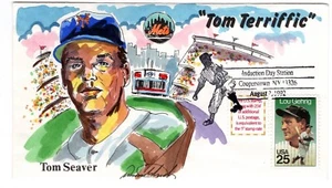 Baseball Tom Seaver 1992 Hall of Fame Induction Hand Painted Wild Horse - Picture 1 of 2