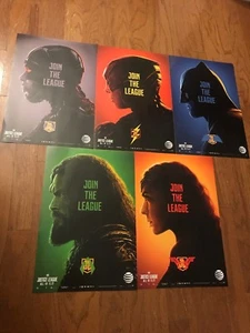 Justice League Join The League All In DC Poster Collection Aquaman Wonder Woman - Picture 1 of 6