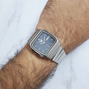 Seiko 5 Stainless Steel Case Square Wristwatches for sale | eBay