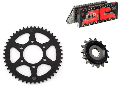 KIT/TRASMISSIONE KAWASAKI ER-6N 650 CATENA 520 X1R3 114DL CORONA PIGNONE JT - Imagen 1 de 4