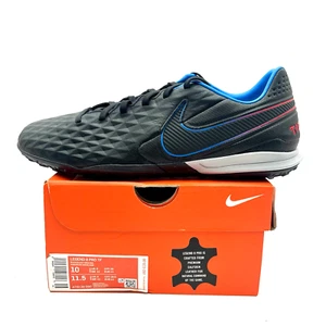 Nike Tiempo Legend 8 Pro TF Black Siren Red Photo Blue AT6136-090 Men Size 10 - Picture 1 of 7