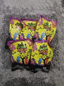 NUOVO 5 SOUR PATCH BAMBINI HALLOWEEN PELUCHE CLIP sBORSE CIECHE MIN SPK FARCITO - Foto 1 di 2