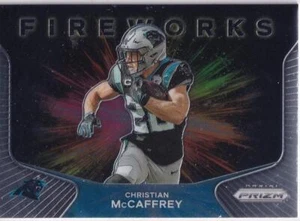 2020 Panini Prizm #1 Christian McCaffrey Fireworks - Picture 1 of 2