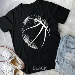Basketball Silhouette, Basketball Unisex T-shirt - Picture 1 of 11