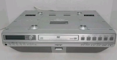 Sony LCD TV Clock Radio DVD ICF-DVD57TV Under Cabinet Tested Working No Remote - Image 1 of 4