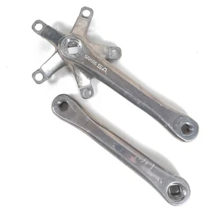 Sakae SA Single/Double Vintage Alloy Crankset Square Taper 110 BCD 170 Arms - Picture 1 of 8
