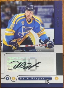 2005-06 Be A Player Signatures Dallas Drake #DD St. Louis Blues - Picture 1 of 2