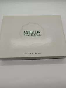 Juego de 2 vinos Oneida plateados - Imagen 1 de 3