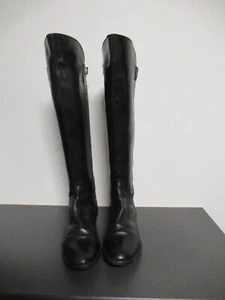 8A/11B CLARKS Damen Stiefel Gr. 5 (38) schwarz Leder Absatz 2,5 cm Lederstiefel - Bild 1 von 4