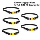 5pc 1/10 RC Car Crawler Luggage Bungee Cord Rope Elastic Rack Strap Buckle 300mm