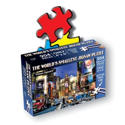 TDC Games World's Smallest Puzzle - Times Square - 4 x 6 inches - Image 1 of 4