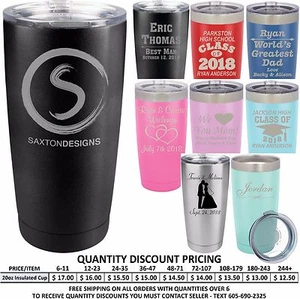 Personalisierte Edelstahl Vakuum Isoliert Becher Individuell Business Werbe Tasse - Bild 1 von 10